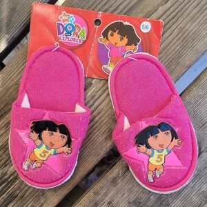 Dora the Explorer Pink Kids Slippers